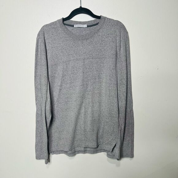 Alternative Apparel Gray Heathered Longsleeve top Sz L - Picture 1 of 7